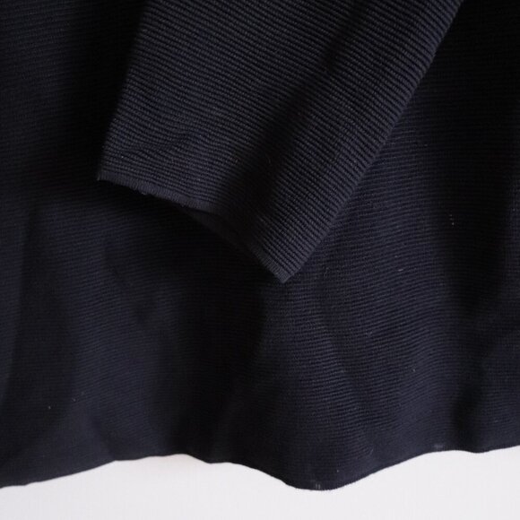 Uniqlo Men's Sz Lrg Blue V-Neck Ribbed Stretch Long Sleeve Pullover Sweater - Picture 7 of 11